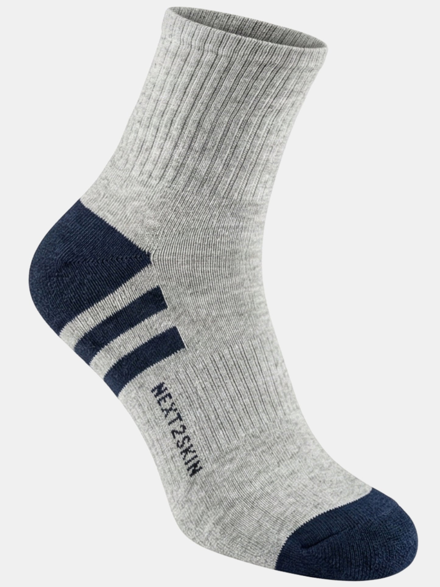 NEXT2SKIN Men Terry Full Ankle Length Breathable Cotton Blend Socks (Multicolor) Pack of 3