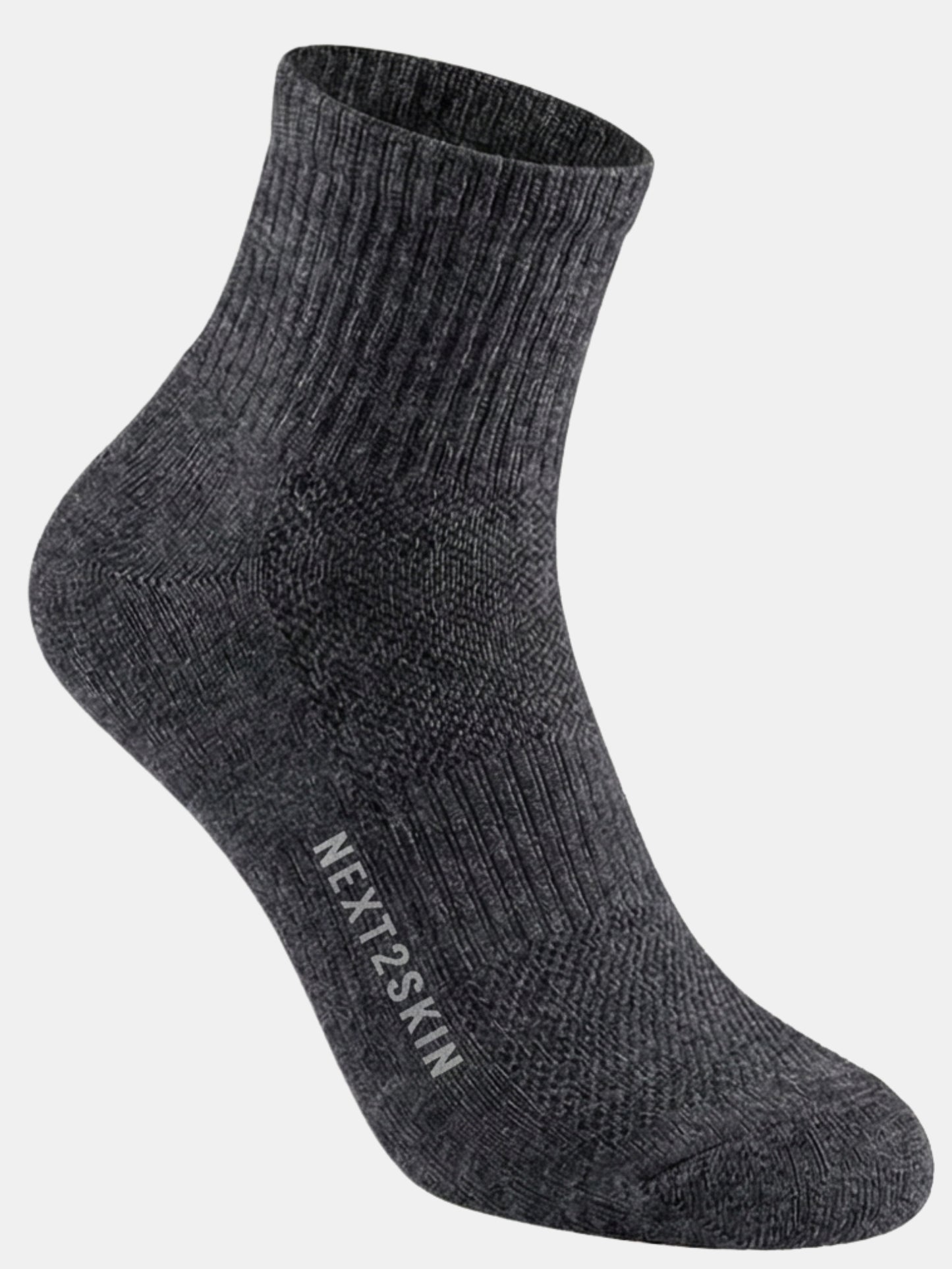 NEXT2SKIN Men Terry Half Ankle Length Breathable Cotton Blend Socks (Multicolor) Pack of 3