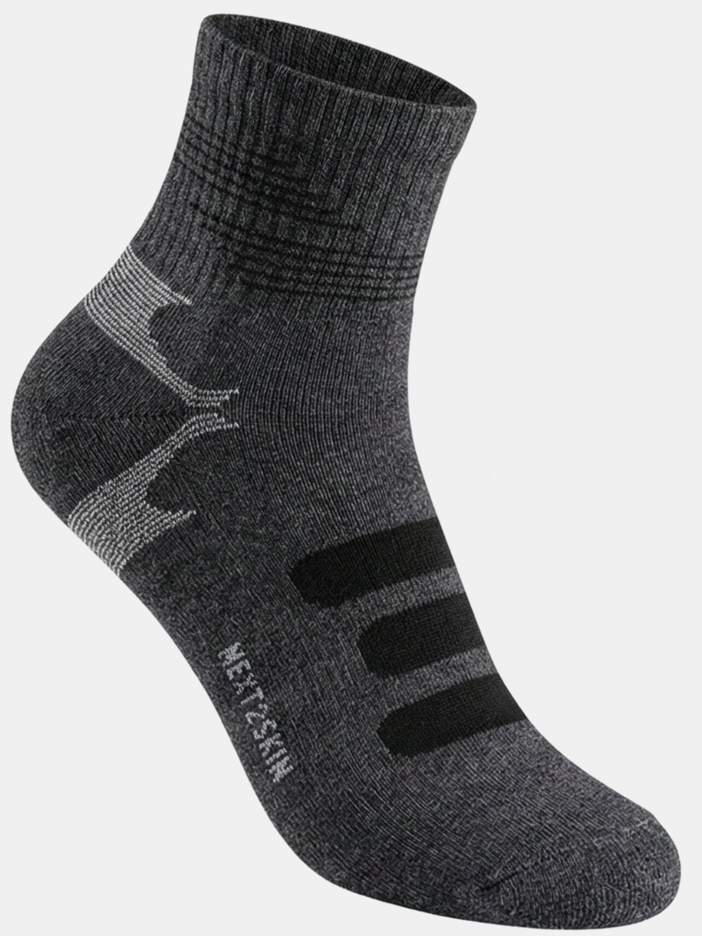 NEXT2SKIN Men Terry Full Ankle Length Breathable Cotton Blend Socks (Multicolor) Pack of 3
