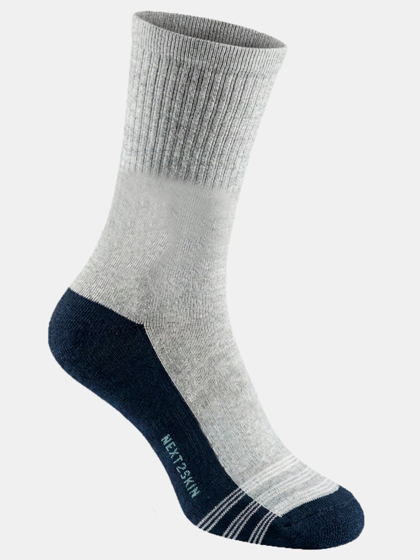 NEXT2SKIN Men Terry Full Crew Length Breathable Cotton Blend Socks (Multicolor) Pack of 3