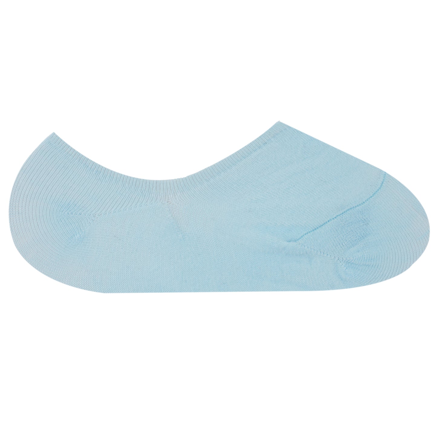 Cotton Hidden Loafer Socks - Light Blue