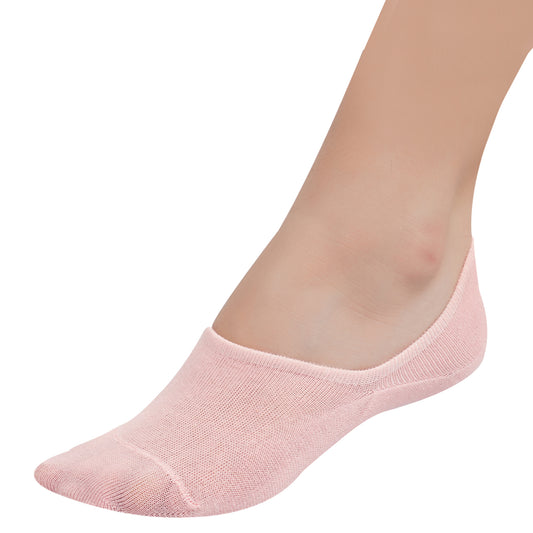 Cotton Hidder Loafer Socks - Peach