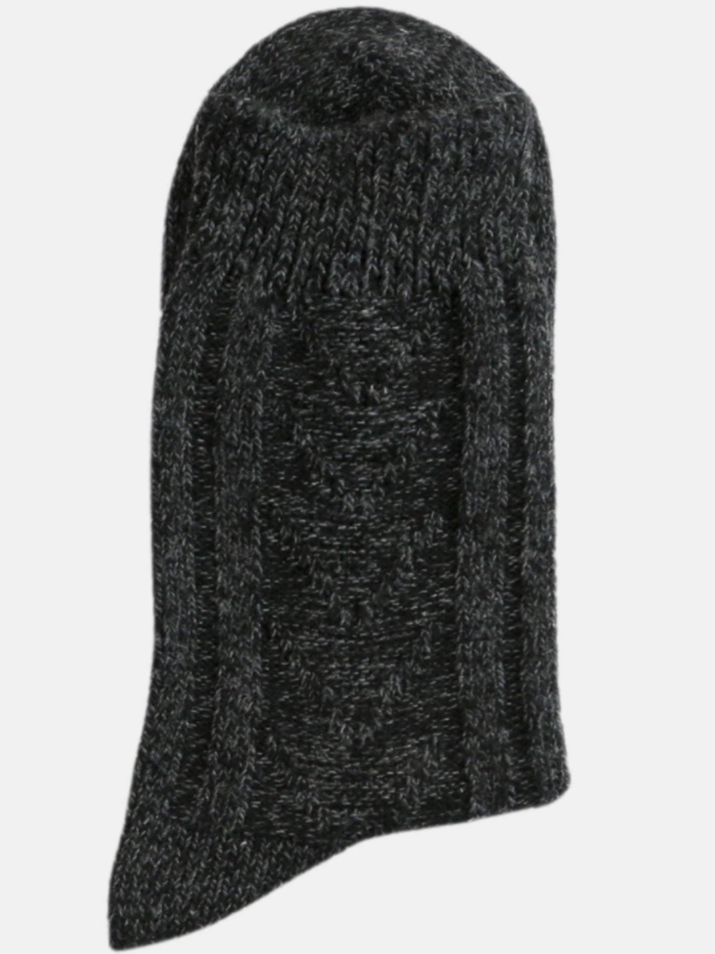 Crew Length Cozy Cable Knit Pattern Warm Socks for Women-Dark Grey(Pack of 1)