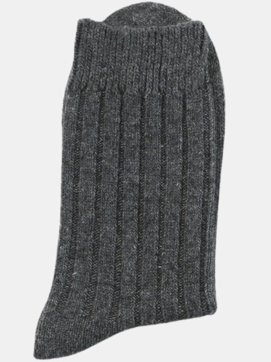 Warm Crew Length Cozy Winter Socks for Women-Dark Grey(Pack of 1)