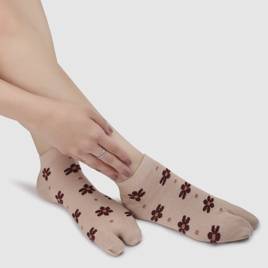 Sunflower Ankle Thumb Socks-Skin