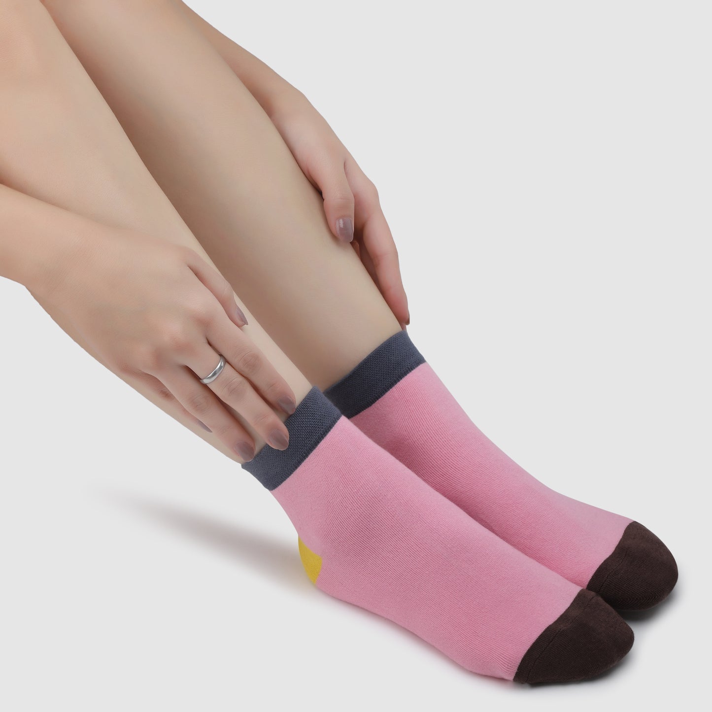 Eye Candy Ankle Socks-Pink