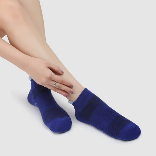 Terry Ankle Socks-Blue