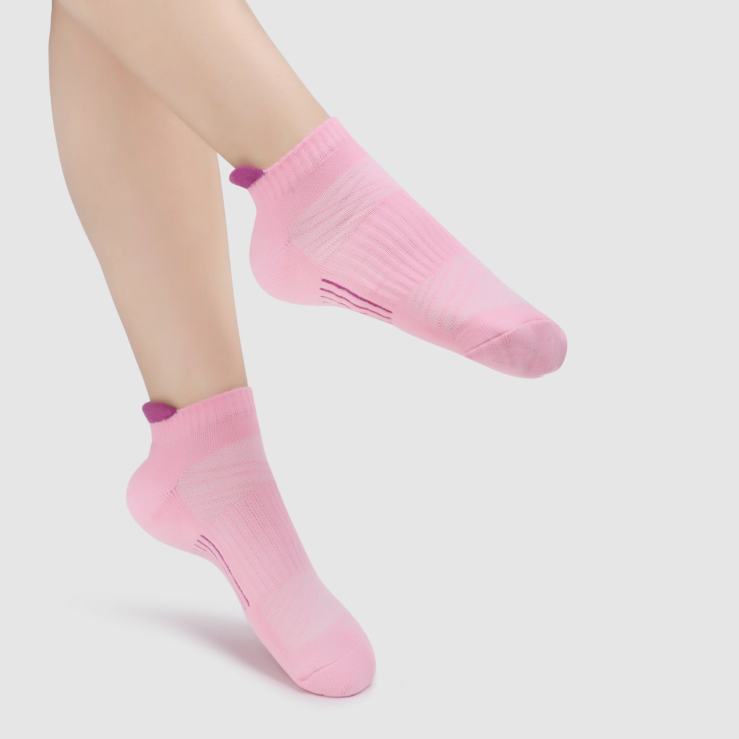 Terry Ankle Socks-Baby Pink