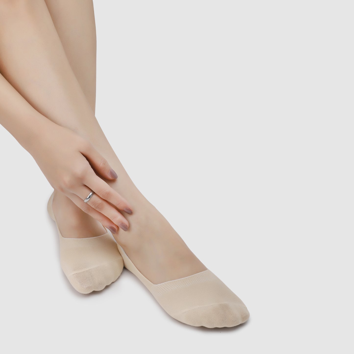 Cotton Loafer Socks - Skin