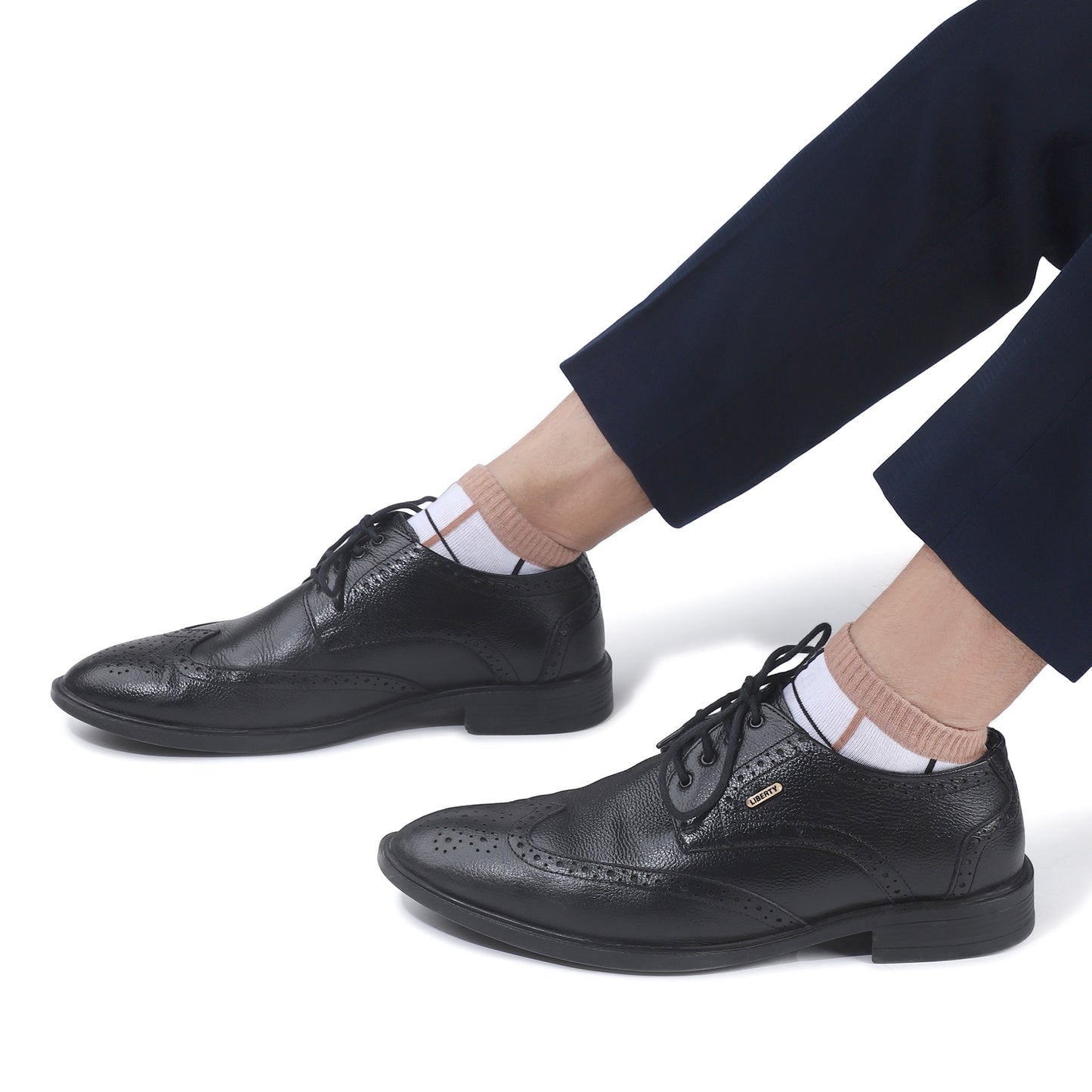 Men Sneaker Length Socks- White