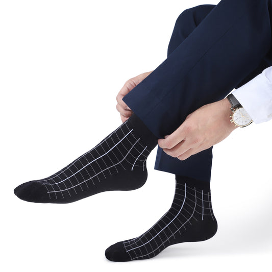 Men Ankle Length Socks- Black