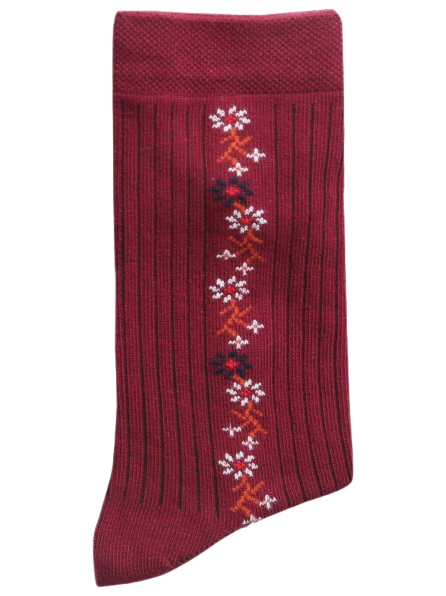 Self Design Regular Thumb Socks (Multicolor)