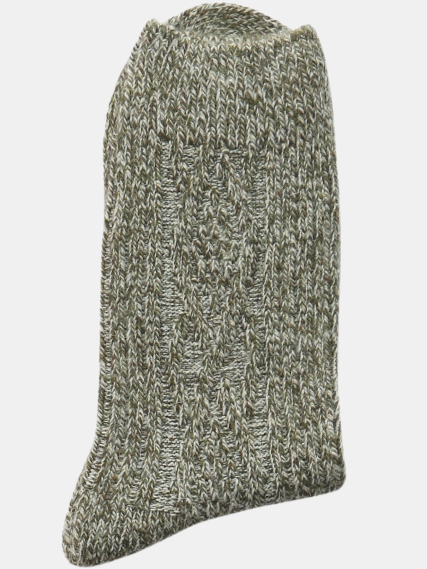 Crew Length Cozy Braided Knit Pattern Warm Socks for Women-Sand Storm(Pack of 1)