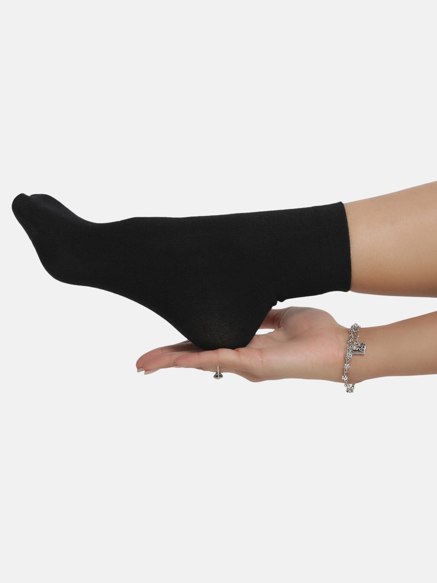 Ankle Cotton Socks- Black