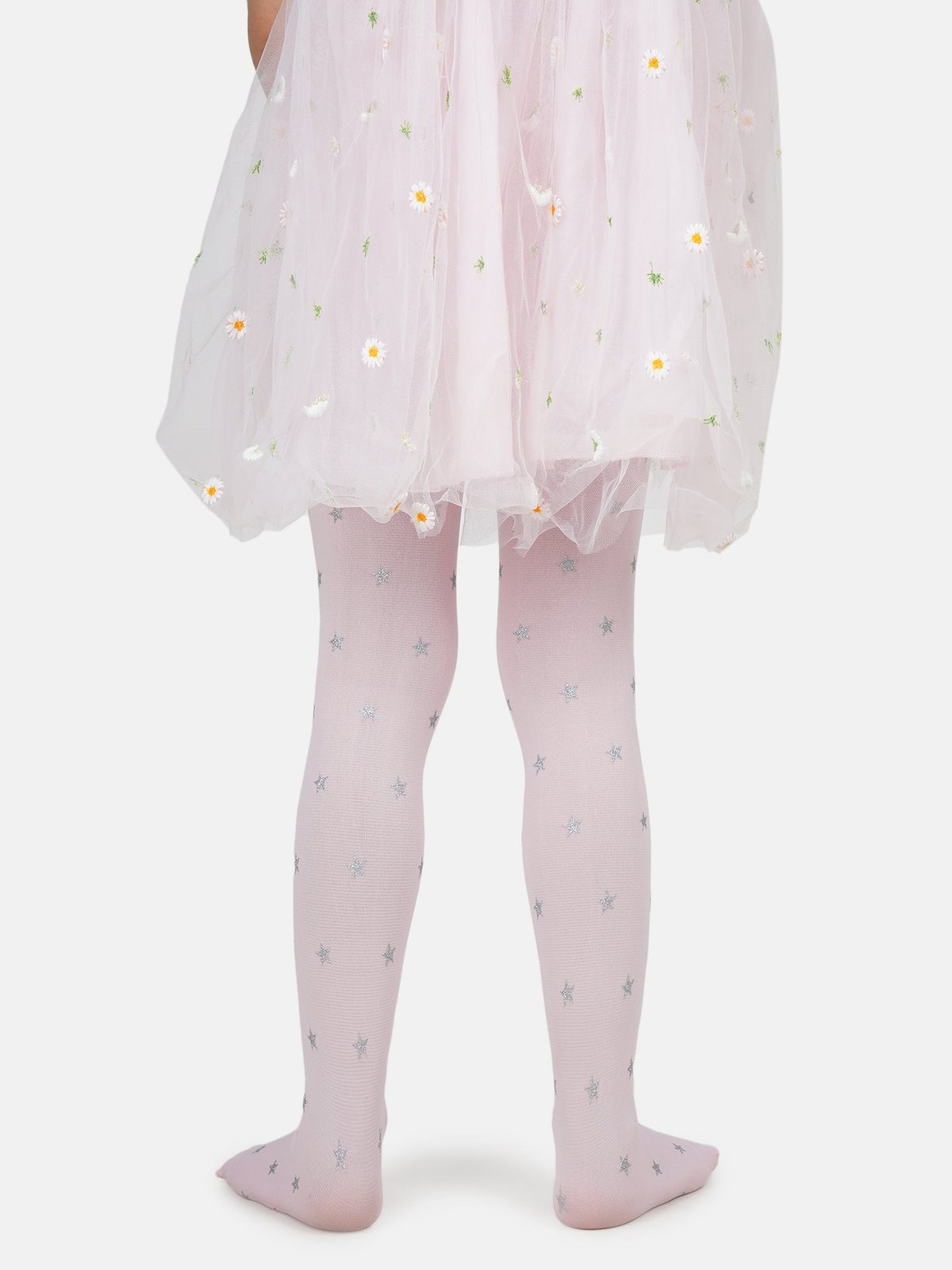 Angel Star Stockings - Baby Pink