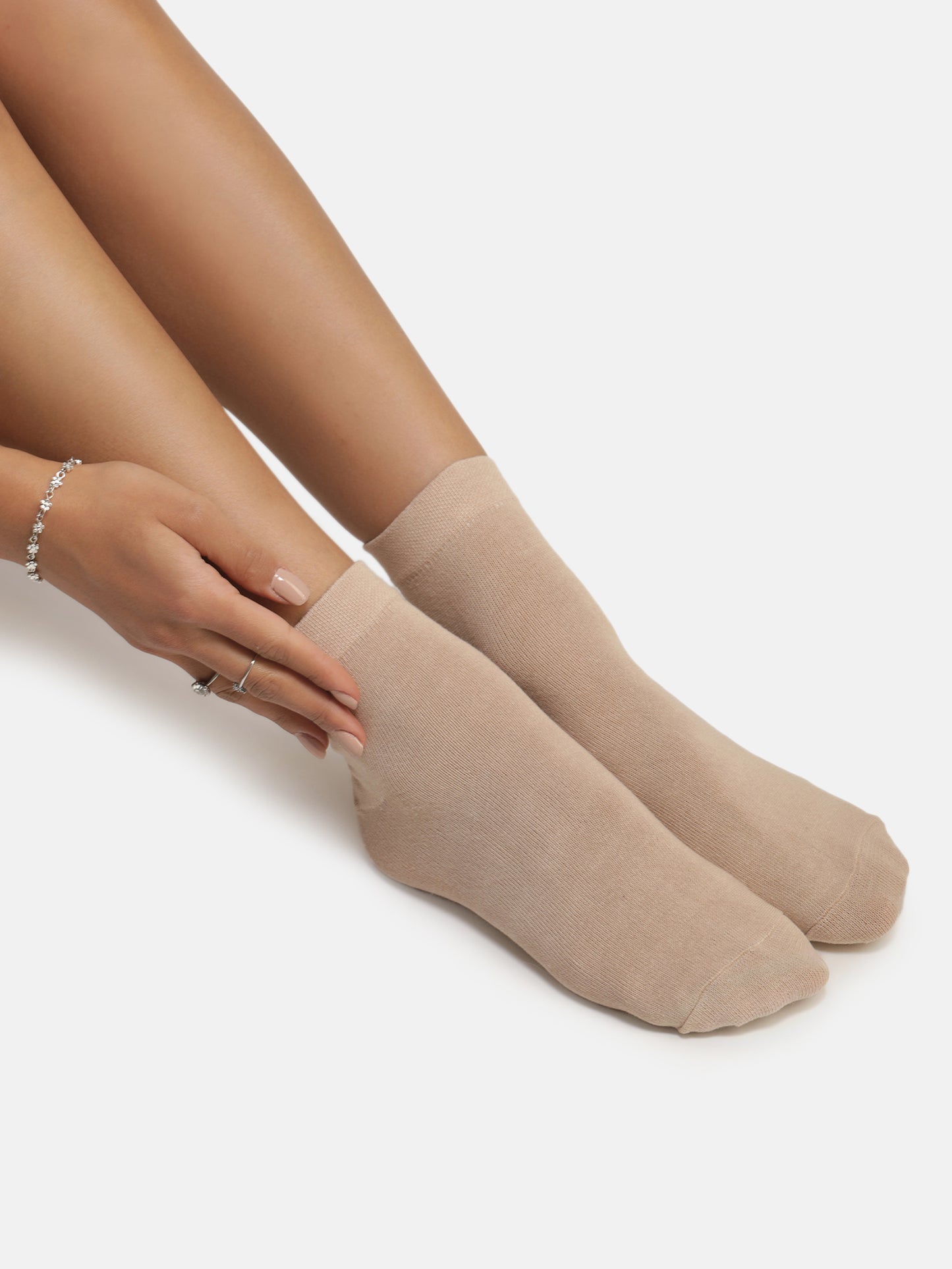 Ankle Length Socks - Skin