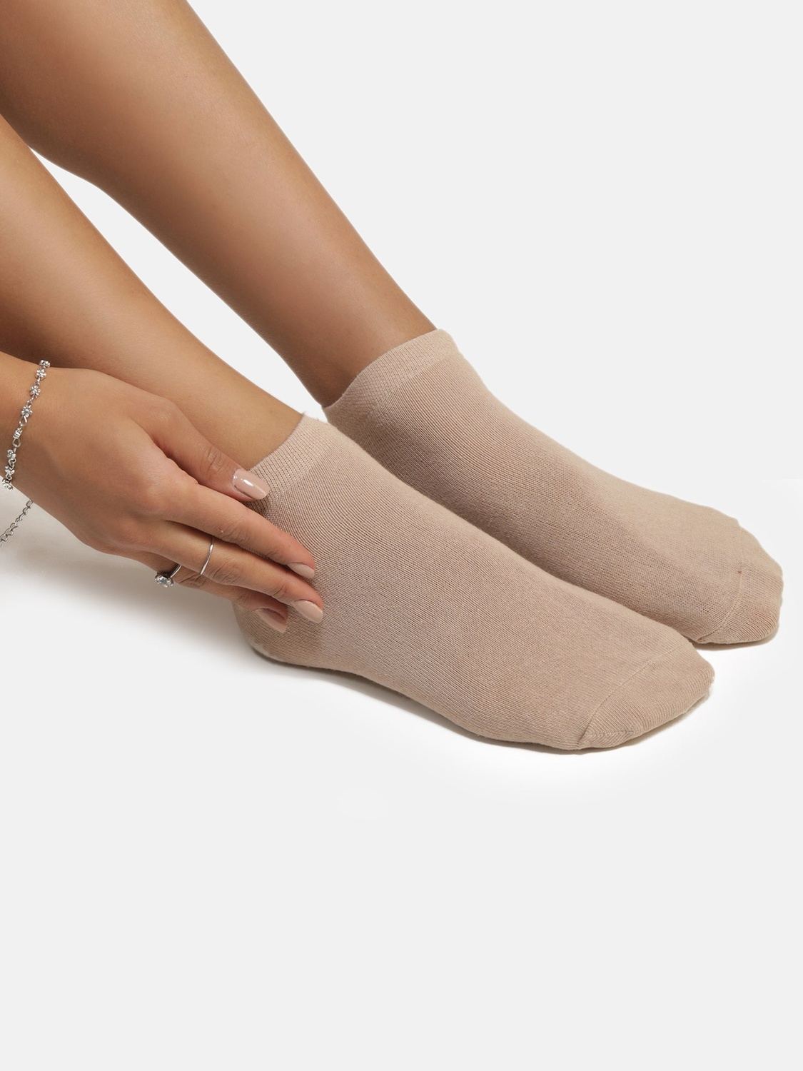 Low Ankle Length Socks - Skin