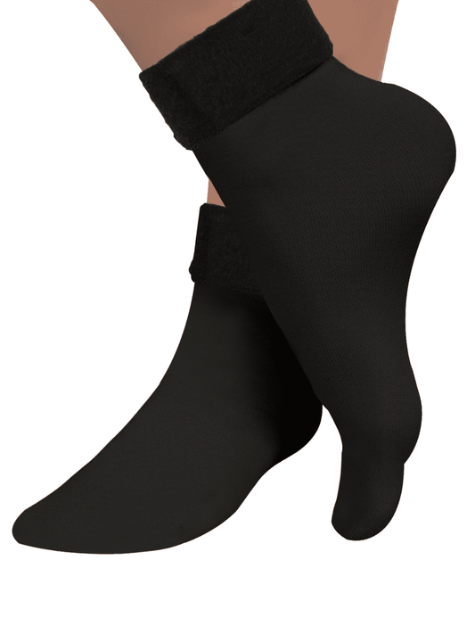 Fur Socks - Black
