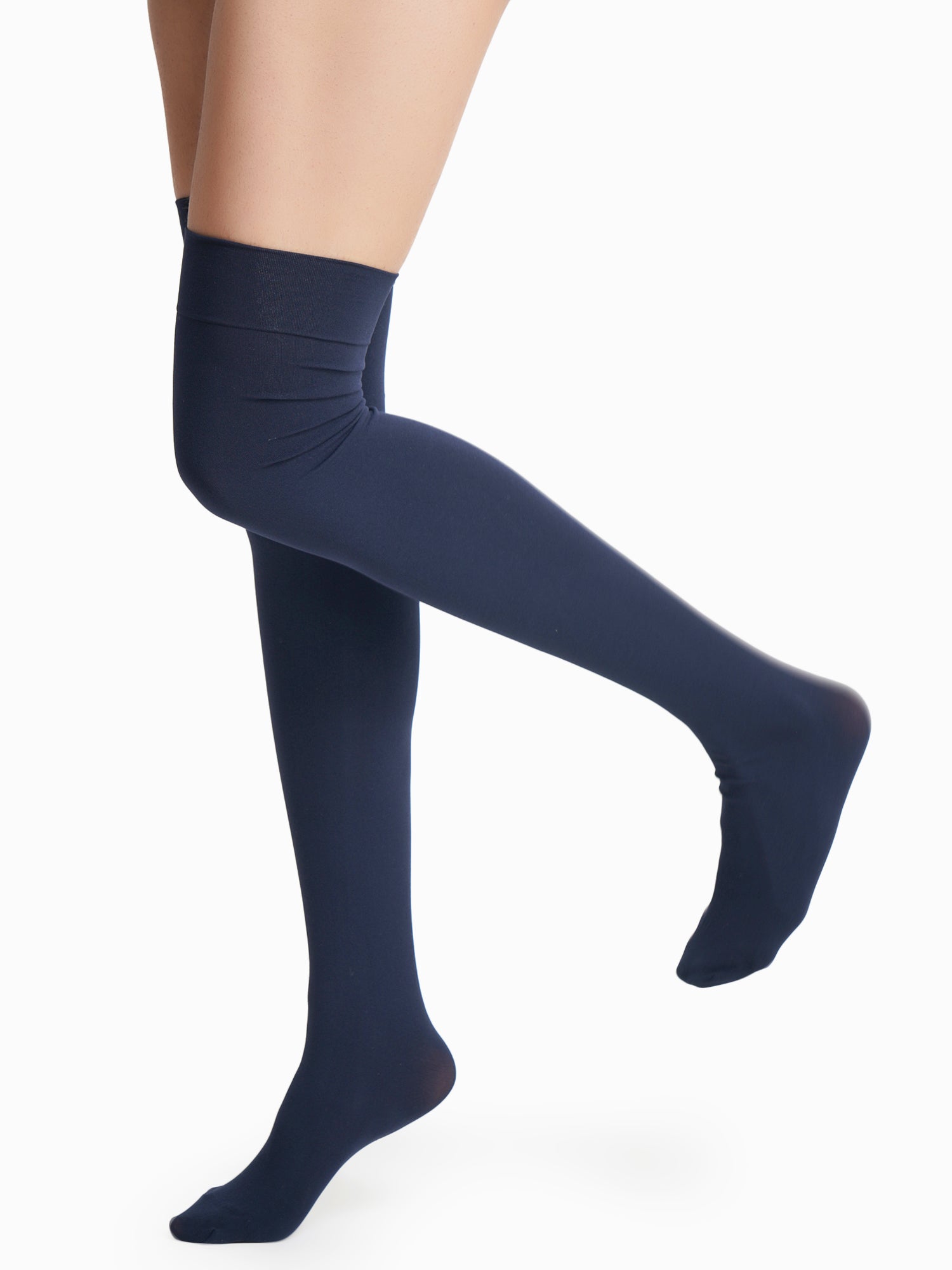 Navy blue 2025 thigh highs