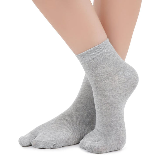 Ankle Thumb Socks - Light Grey