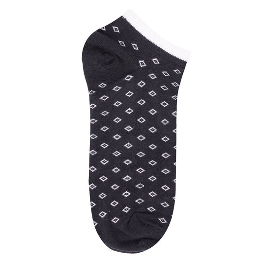 Diamond Sneaker Socks (Black)