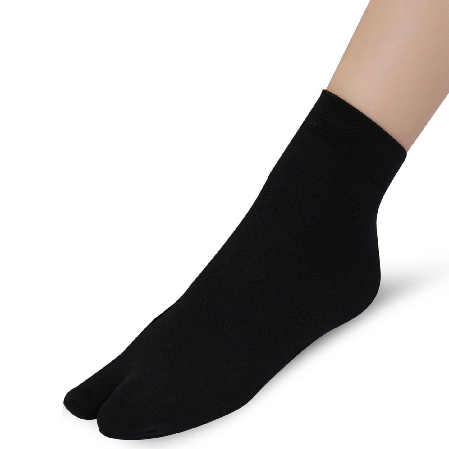 Fleece Thumb Socks-Black